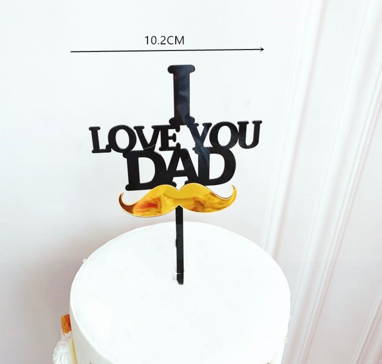 I love you dad cake topper decoration - Milky Panda