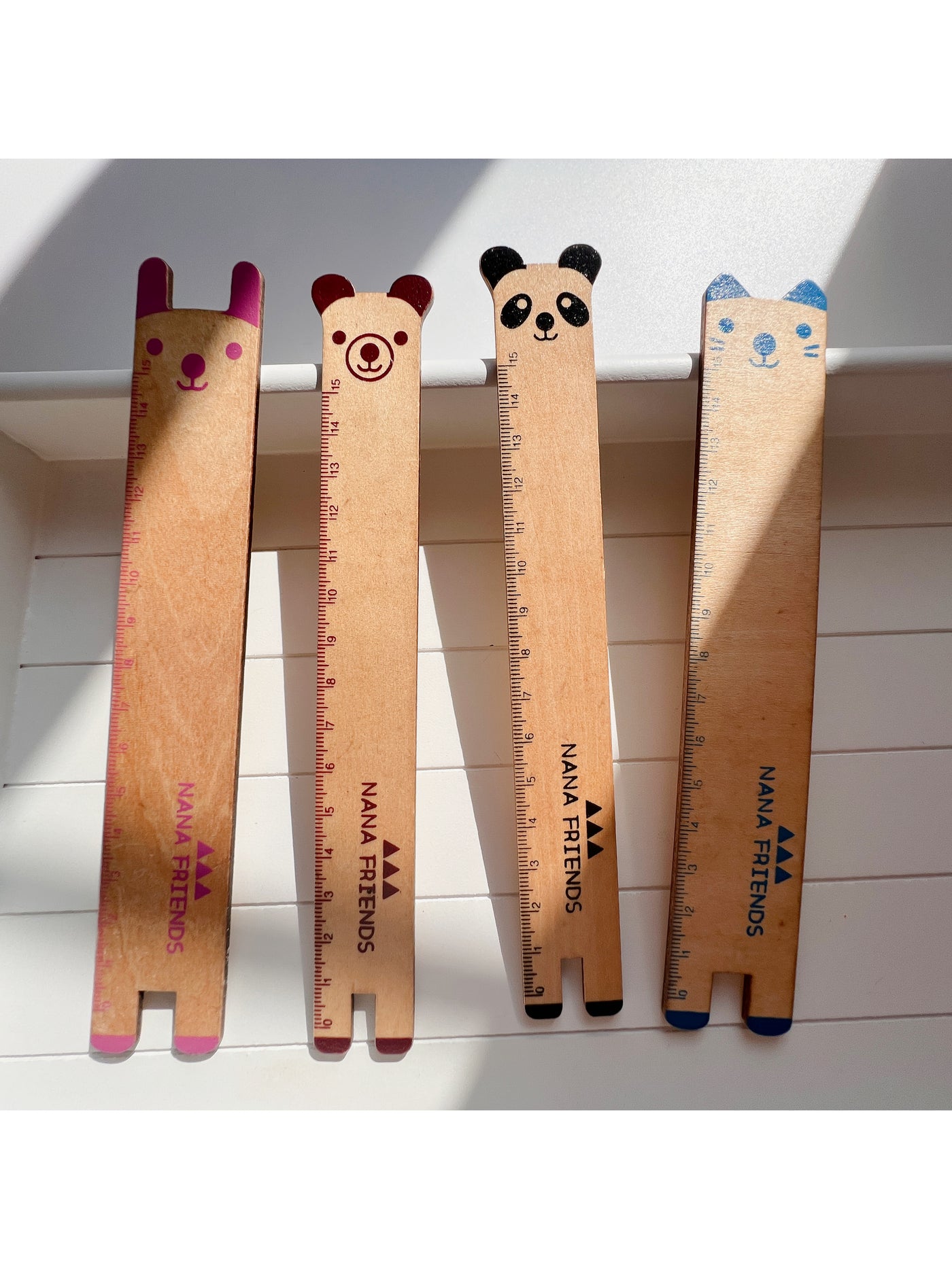 Animal Wooden Ruler - Milky Panda