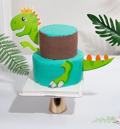 Dinosaur cake topper decoration set - Milky Panda