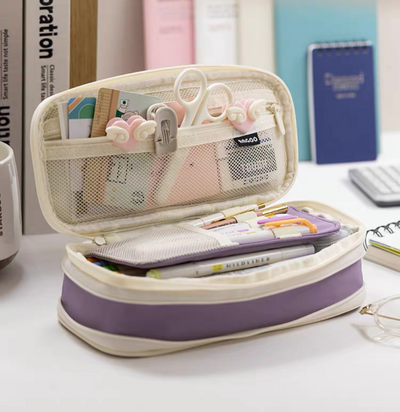 Multi Compartment Pencil Case