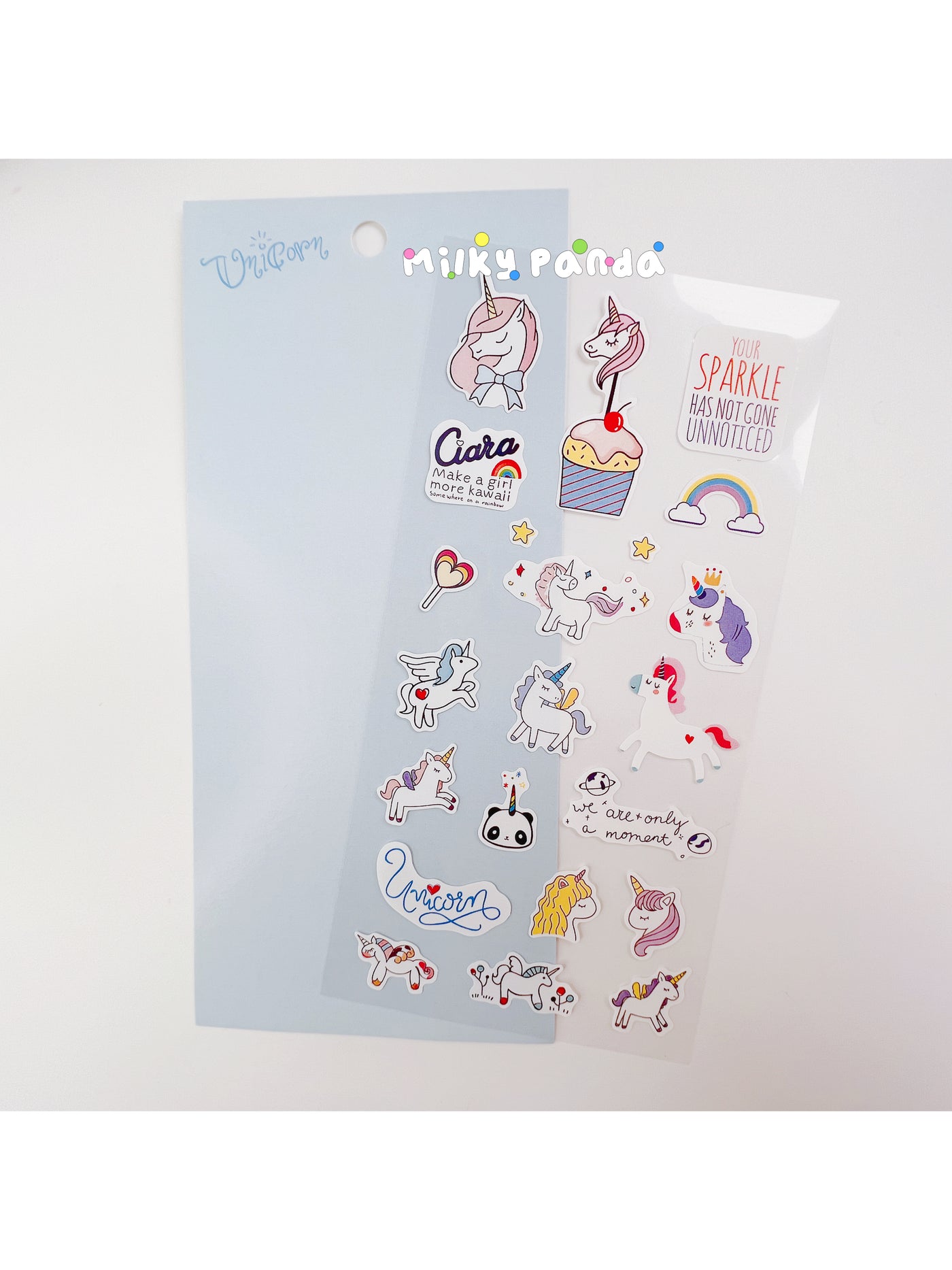 Unicorn sticker - Milky Panda