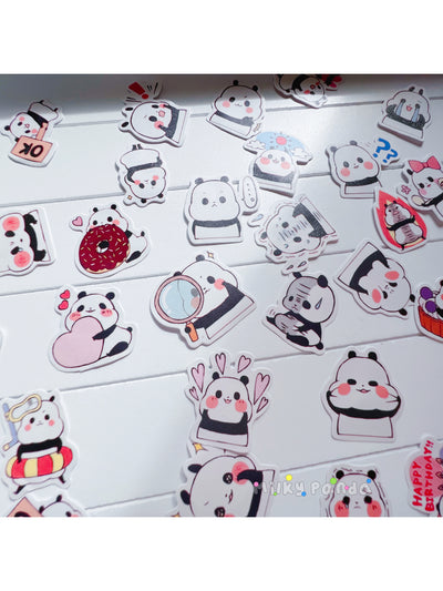 Panda stickers pack - Milky Panda