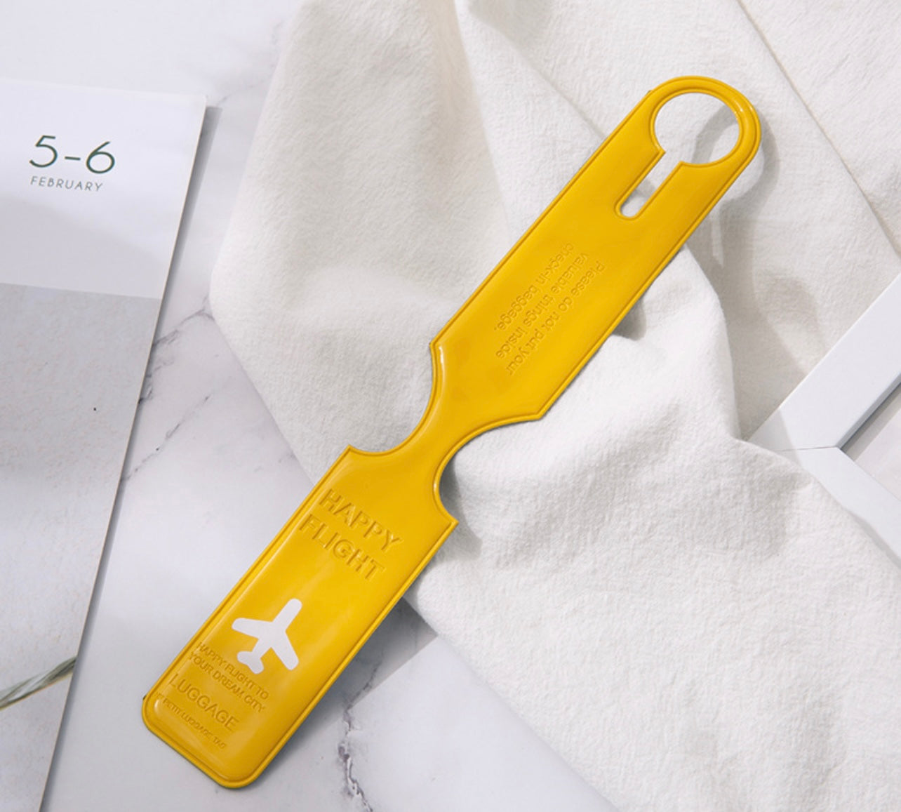 Colourful luggage baggage tag