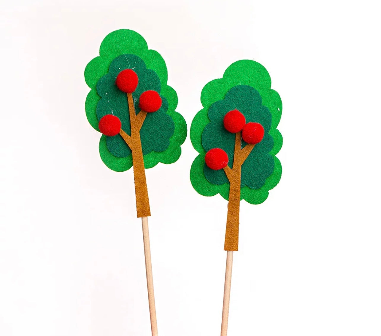 Tree plants cake topper decoration - Milky Panda