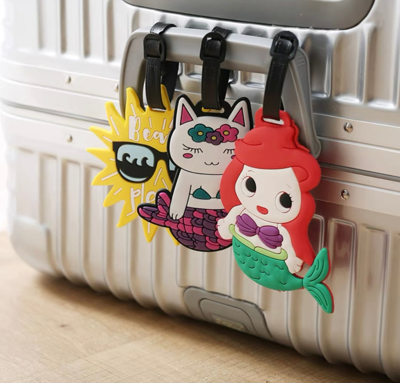 Mermaid luggage tag - Milky Panda