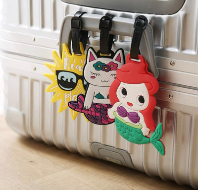 Mermaid luggage tag - Milky Panda