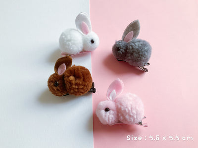 3D Rabbit Hair Clip