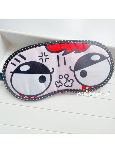 Angry face eye mask - Milky Panda