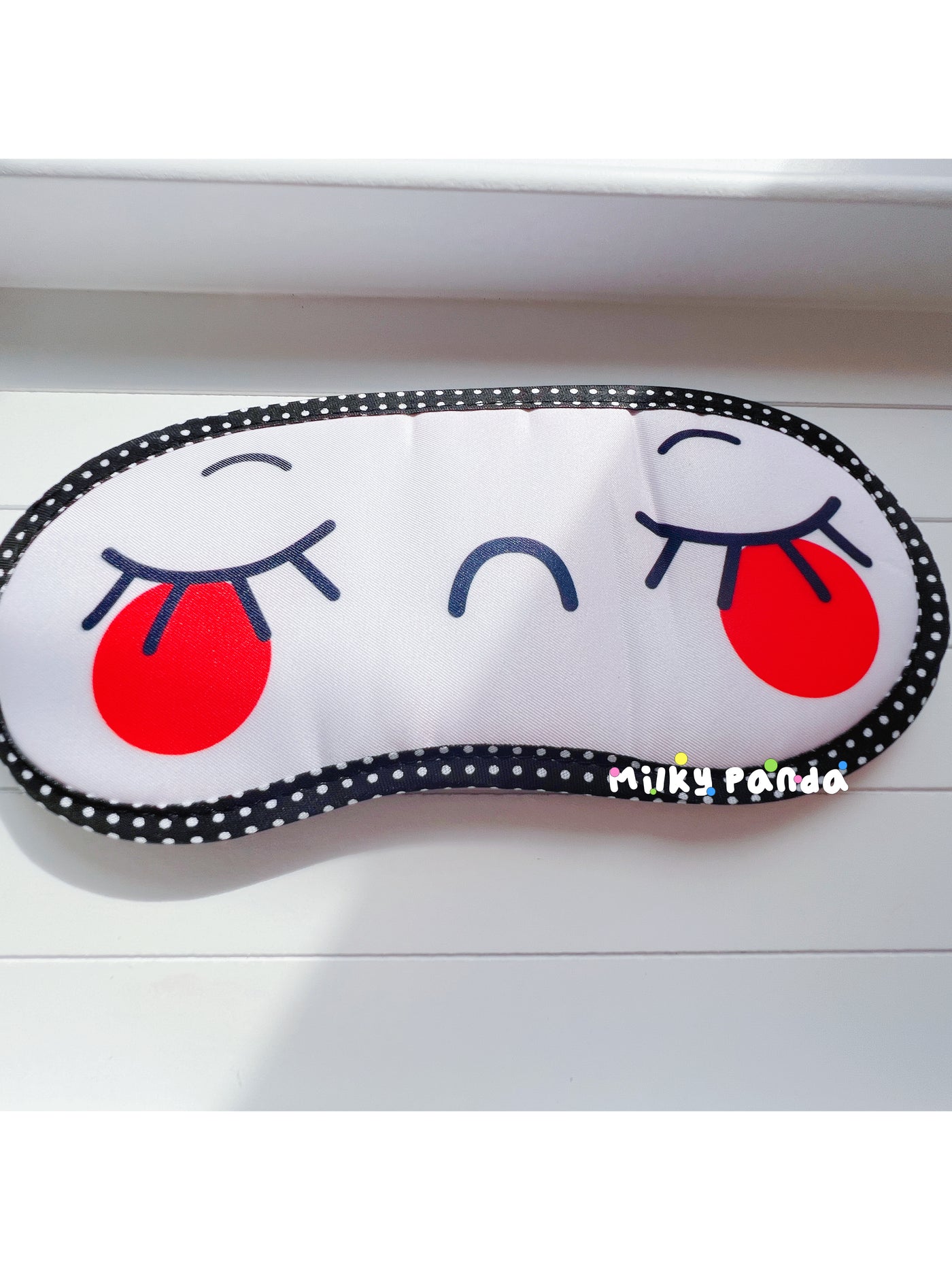 Sad face eye mask - Milky Panda