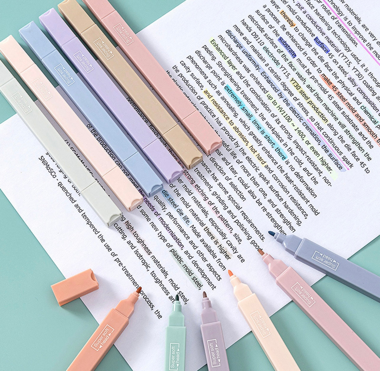 Pastel Highlighter Pen Set