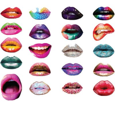 Copy of 20 Pcs funny colorful lips photo booth props kit - Milky Panda