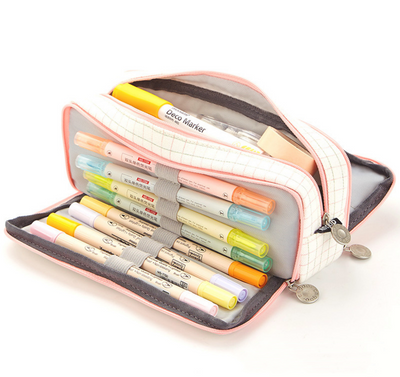 Multi Compartment Large Capacity Pencil Case