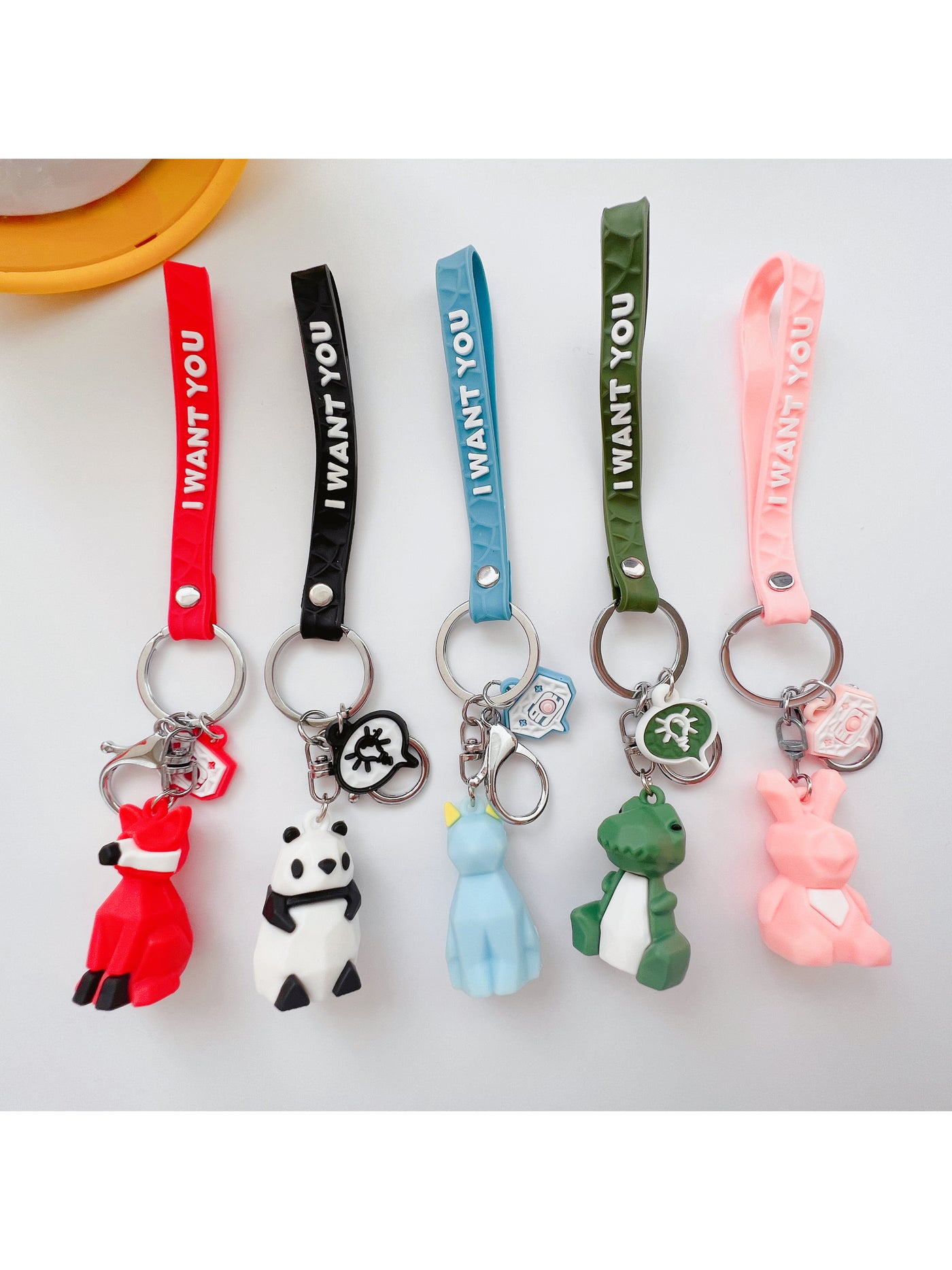 Cute animal keyrings - Milky Panda