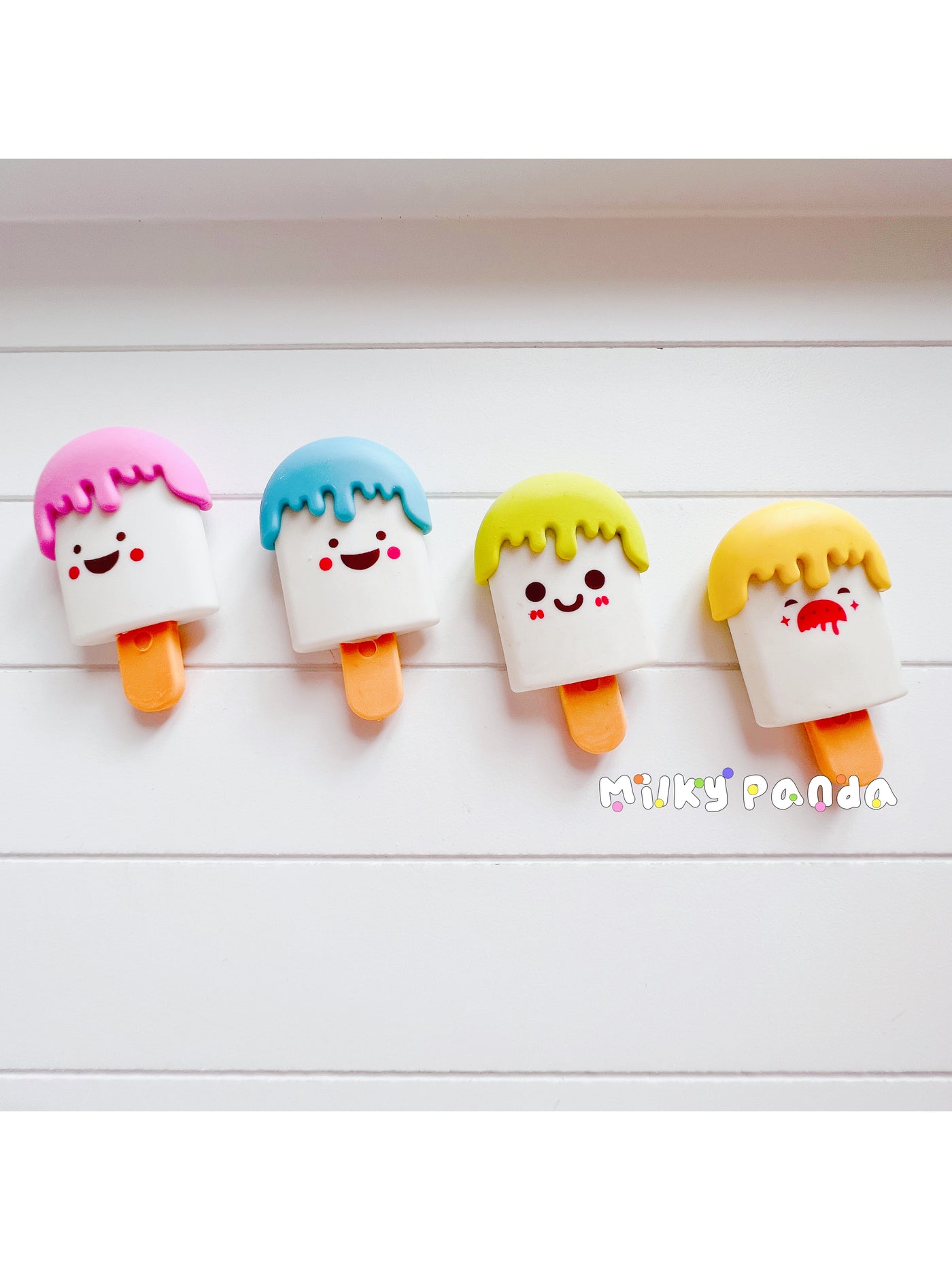 Lollies removable erasers