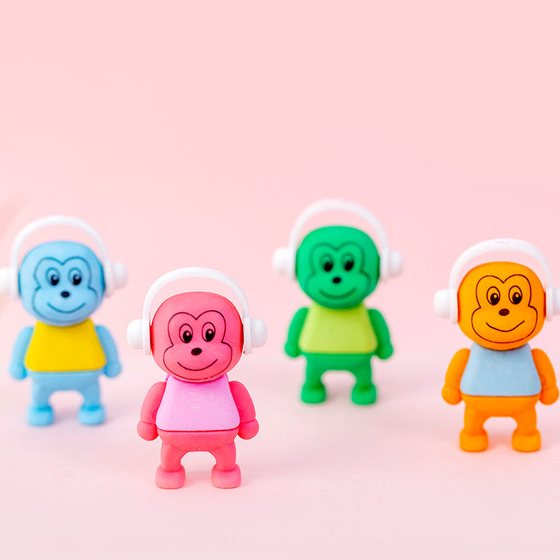 Monkey Removable Erasers