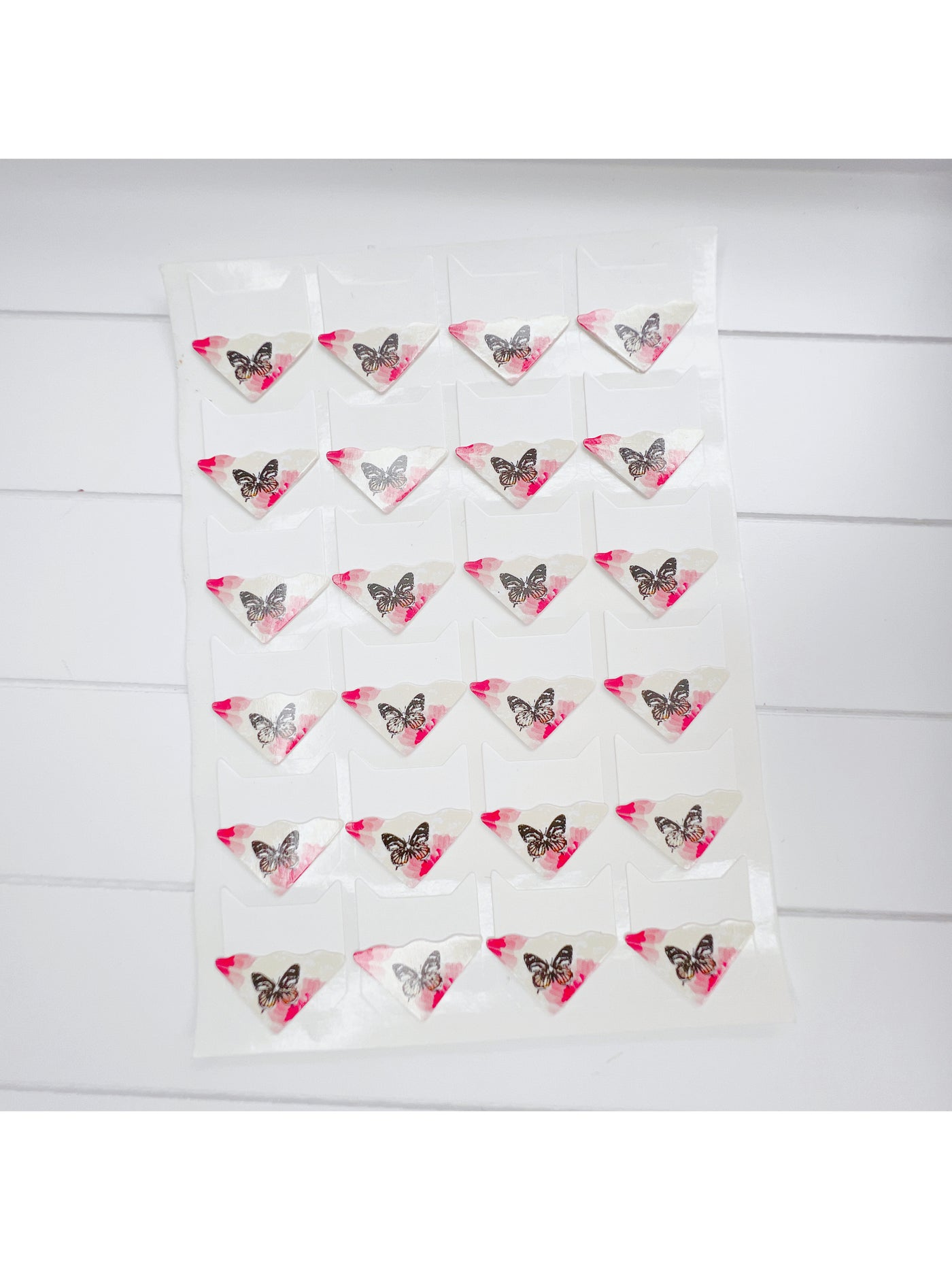 24 Pcs self adhesive photo corner stickers - Milky Panda