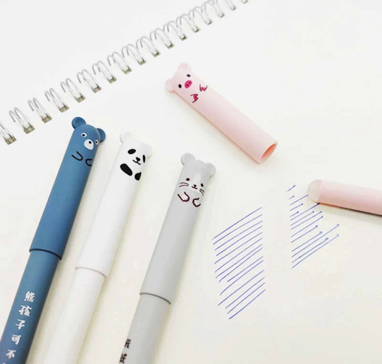 Animal erasable pen