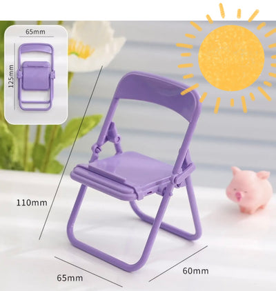 Portable Mini Phone Chair - Milky Panda