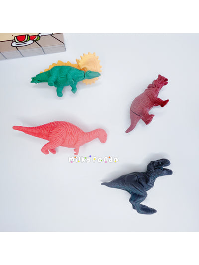 Dinosaur removable erasers set