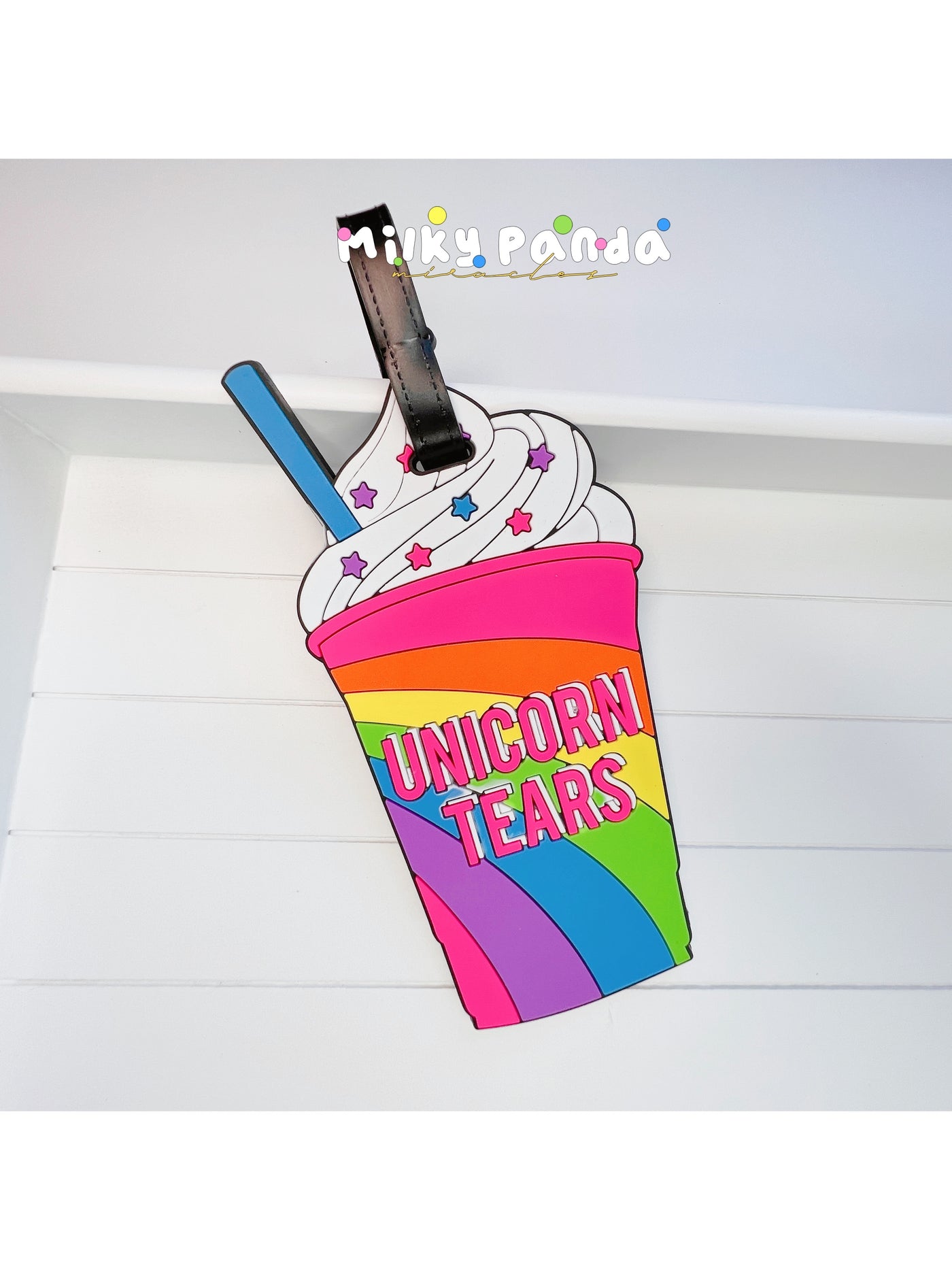 Ice cream luggage tag - Milky Panda