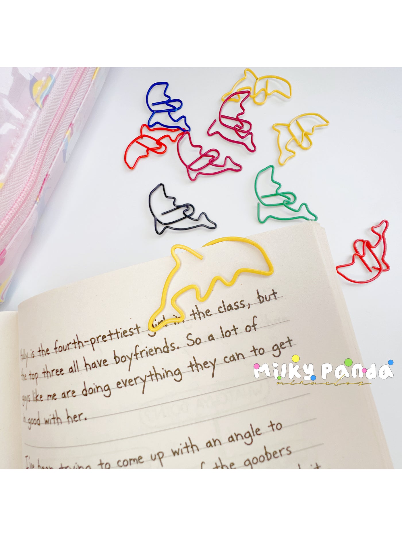 Dolphin paper clips - Milky Panda