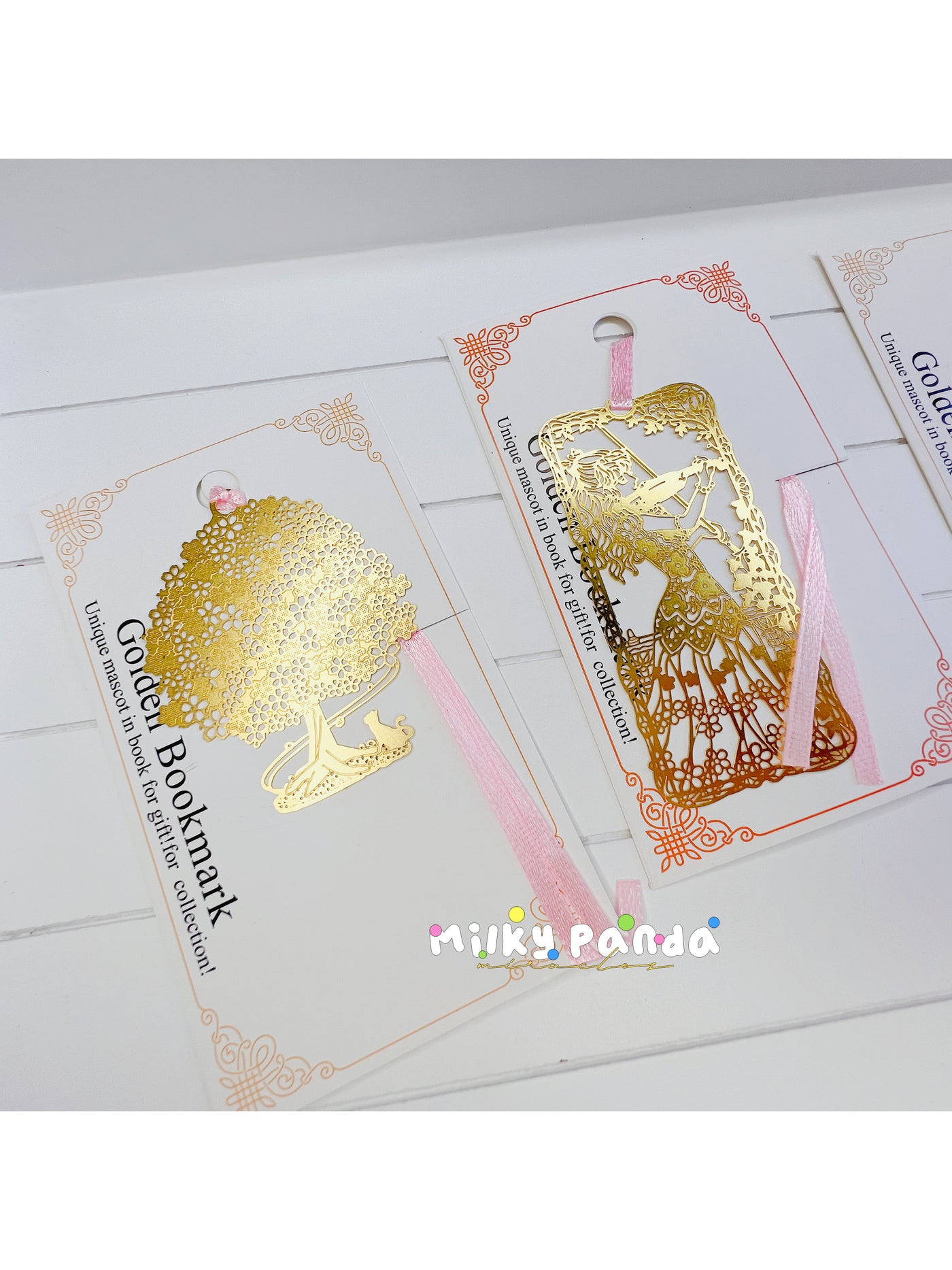 Fun bookmarks piano bookmark - Milky Panda