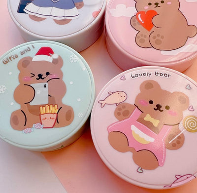 Bear contact lens case - Milky Panda