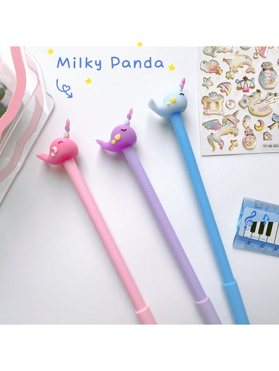 Whale with horn pen - Milky Panda