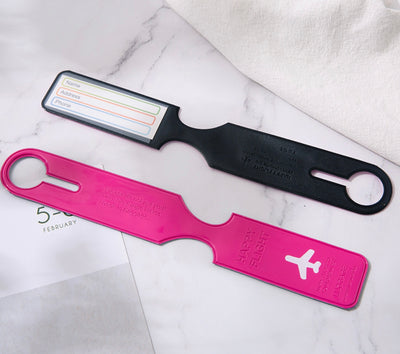 Colourful luggage baggage tag