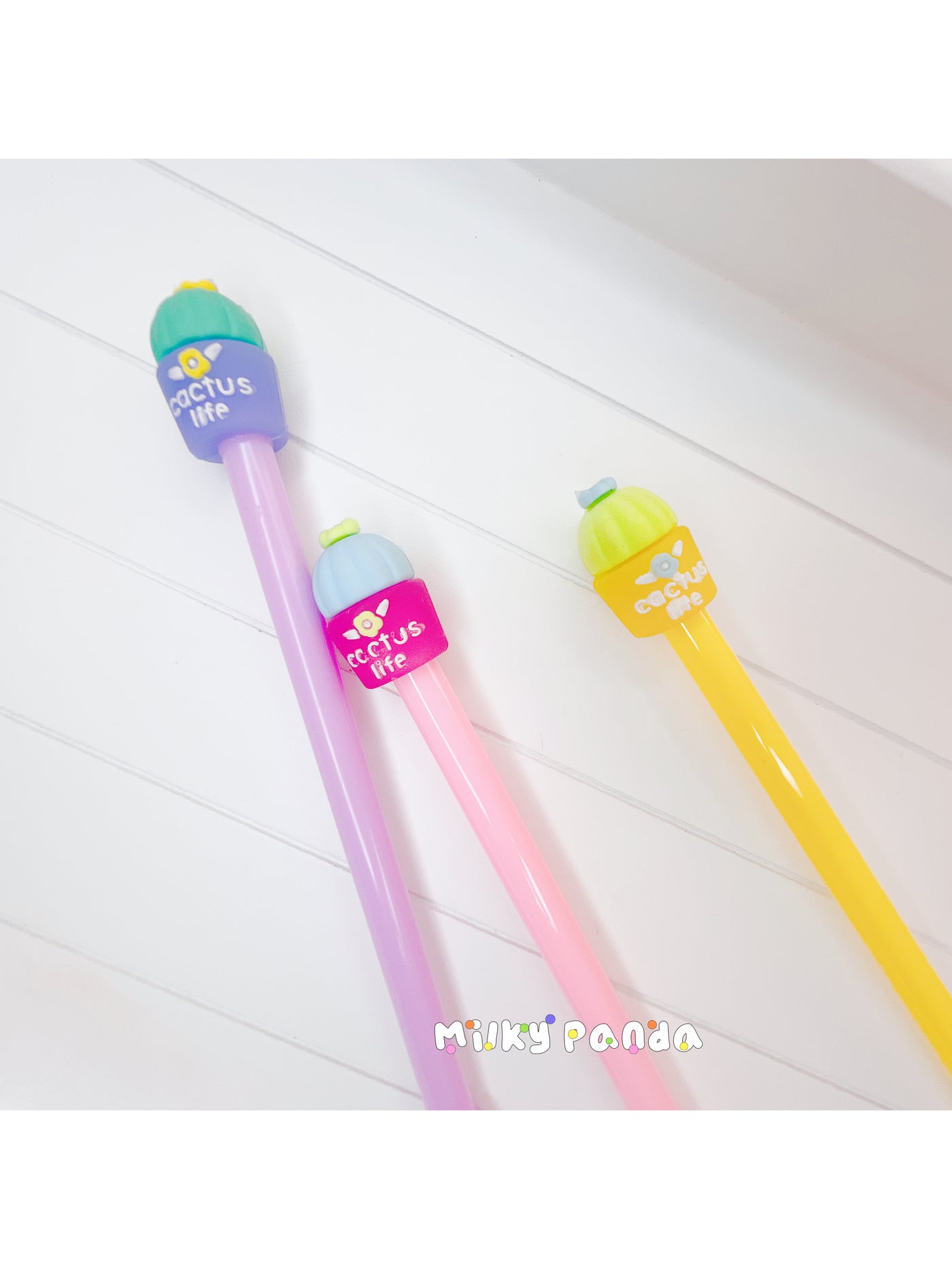 Colorful cactus pen