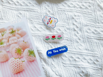 Cute Animal Hair Clips Set