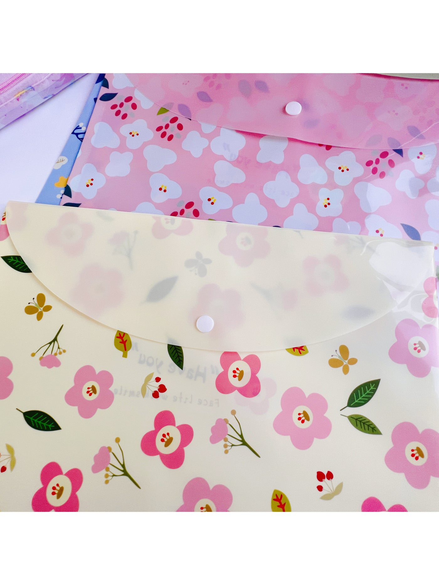 Floral A4 Folders | Floral File Folders | Milky Panda 