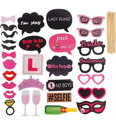 Hen Party Photo Booth | Hen Party Photo Props | Milky Panda