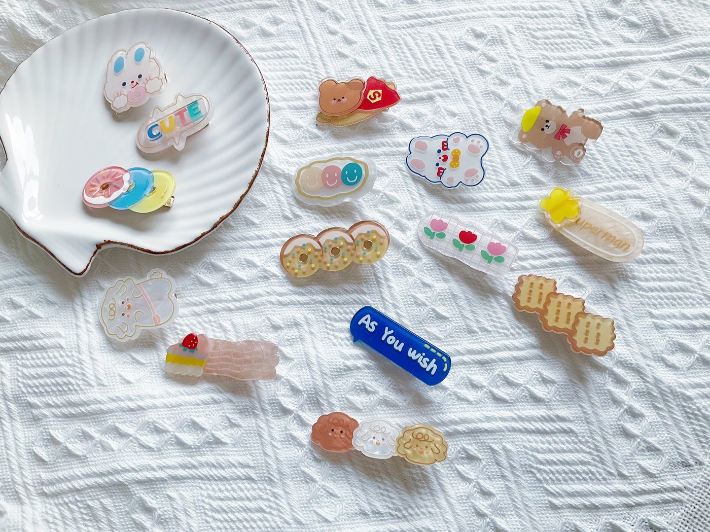 Cute Animal Hair Clips Set